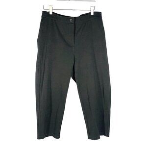 Eileen Fisher ponte knit ankle pants olive green women’s M